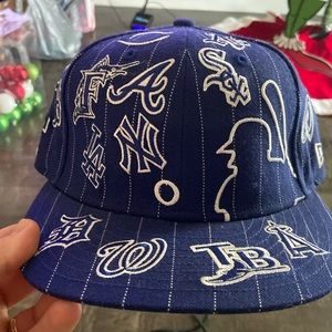 Vintage baseball flat bill cap (fitted)